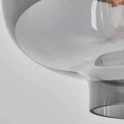 Suspension Verre Fumé-hofstein Suspension Banhos Noir, 1 lumière