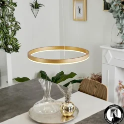 hofstein Suspension Barril LED Laiton, 1 lumière* Suspensions