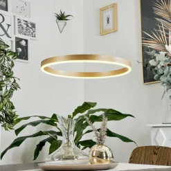 hofstein Suspension Barril LED Laiton, 1 lumière* Suspensions