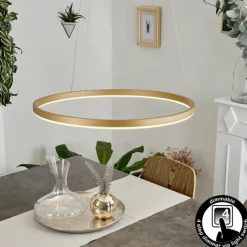 hofstein Suspension Barril LED Laiton, 1 lumière