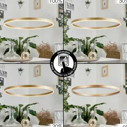 hofstein Suspension Barril LED Laiton, 1 lumière