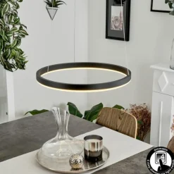 hofstein Suspension Barril LED Noir, 1 lumière