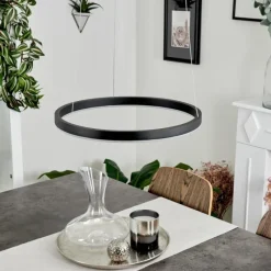 hofstein Suspension Barril LED Noir, 1 lumière