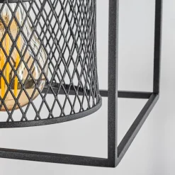 Lampes Industrielles-hofstein Suspension Bettaix Noir, 4 lumières