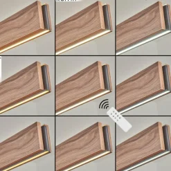 Luminaires Scandinaves-hofstein Suspension Blandford LED Noir, 1 lumière, Télécommandes, Changeur de couleurs