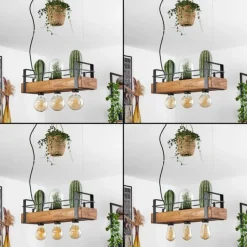 Style Boho-Chic-hofstein Suspension Bougey Écru, Noir, 3 lumières