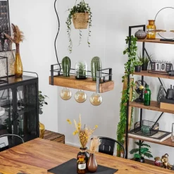 Style Boho-Chic-hofstein Suspension Bougey Écru, Noir, 3 lumières