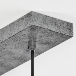 Lampes Dorées-hofstein Suspension Cabreiro Anthracite, 4 lumières