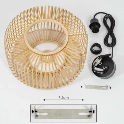 Luminaires Scandinaves-hofstein Suspension Callide Noir, 1 lumière