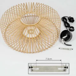 Luminaires Scandinaves-hofstein Suspension Callide Noir, 1 lumière