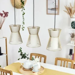 hofstein Suspension Chaca Or, 3 lumières