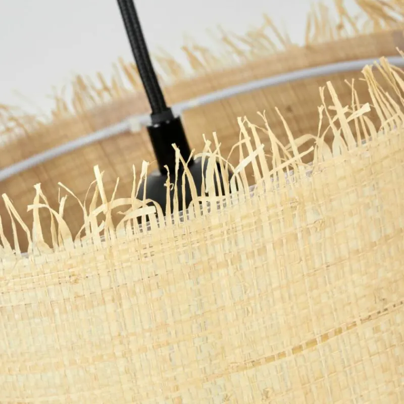 Luminaires Scandinaves-hofstein Suspension Chenevrey Écru, 3 lumières