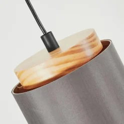 Lampes En Tissu-hofstein Suspension Chiuvi Écru, Noir, 3 lumières