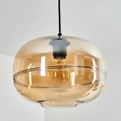 hofstein Suspension Collanco Noir, 1 lumière