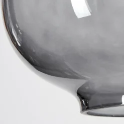 Suspension Verre Fumé-hofstein Suspension Curveira Bronze, Noir, 3 lumières