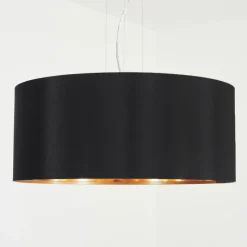 Lampes En Tissu-hofstein Suspension Elsa Nickel mat, 3 lumières