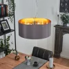 Lampes En Tissu-hofstein Suspension Elsa Nickel mat, 3 lumières