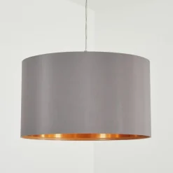 Lampes En Tissu-hofstein Suspension Elsa Nickel mat, 1 lumière