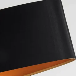 Lampes En Tissu-hofstein Suspension Elsa Nickel mat, 2 lumières