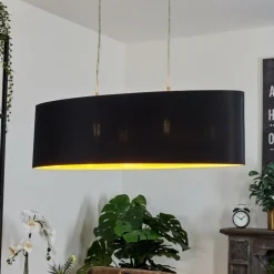 Lampes En Tissu-hofstein Suspension Elsa Nickel mat, 2 lumières