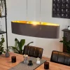 Lampes En Tissu-hofstein Suspension Elsa Nickel mat, 2 lumières
