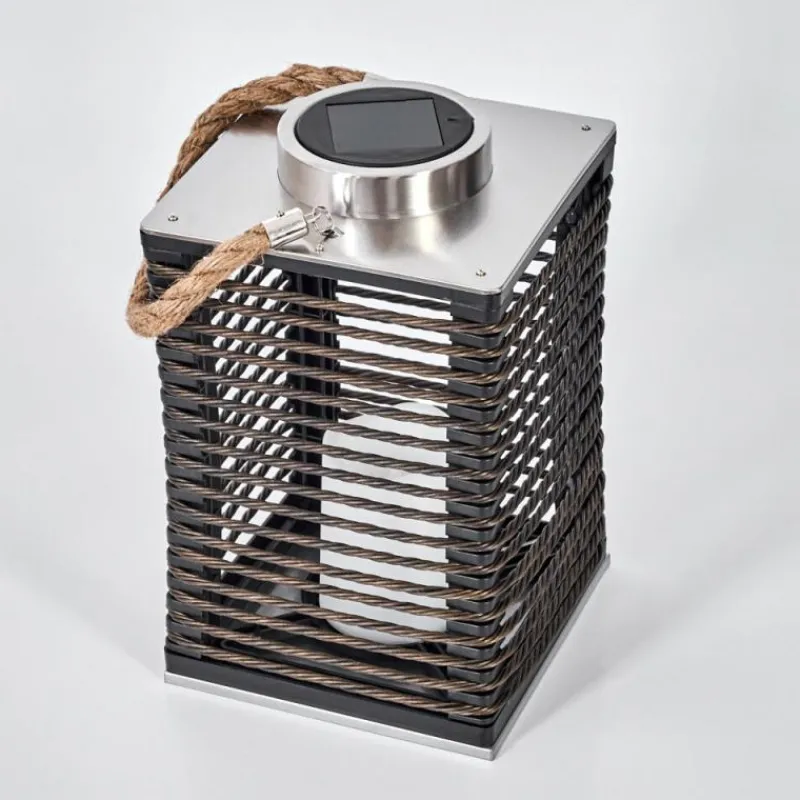 Luminaires Orientaux-hofstein Suspension Emboque LED Brun, Écru, Nickel mat, Noir, 1 lumière