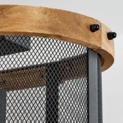 Style Boho-Chic-hofstein Suspension Feillens Noir, 4 lumières