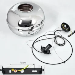 hofstein Suspension Feiro Noir, 1 lumière