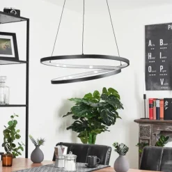 hofstein Suspension Fioso LED Noir, 1 lumière