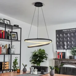 hofstein Suspension Fioso LED Noir, 1 lumière