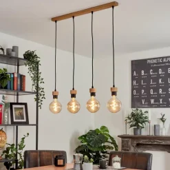 Luminaires Scandinaves-hofstein Suspension Harran Écru, 4 lumières