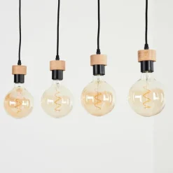 Luminaires Scandinaves-hofstein Suspension Harran Écru, 4 lumières