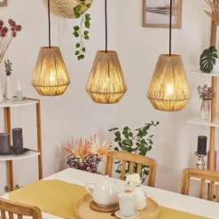 Luminaires Scandinaves-hofstein Suspension Henvic Noir, 3 lumières