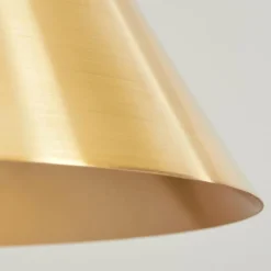 Lampes Dorées-hofstein Suspension Hueso Noir, 1 lumière