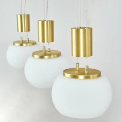 hofstein Suspension Izenave LED Laiton, 3 lumières