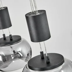 hofstein Suspension Izenave LED Noir, 3 lumières