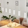 Luminaires Scandinaves-hofstein Suspension Javel Blanc, 6 lumières