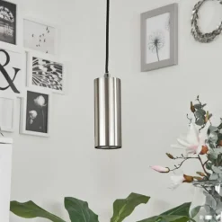 hofstein Suspension Javel Nickel mat, 1 lumière