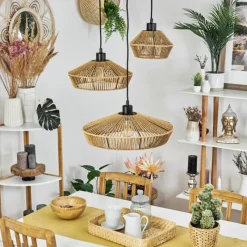 Luminaires Scandinaves-hofstein Suspension Joinal Noir, 3 lumières