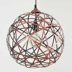 Lampes À Boules-hofstein Suspension Kefikon Cuivre, 1 lumière