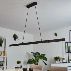 hofstein Suspension Kopila LED Noir, 1 lumière