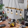Luminaires Scandinaves-hofstein Suspension Lantic Écru, Noir, 4 lumières