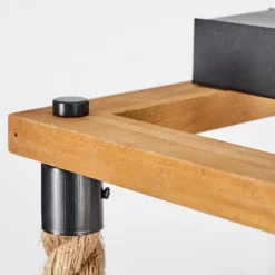 Lampes Industrielles-hofstein Suspension Lautremen Écru, Noir, 4 lumières