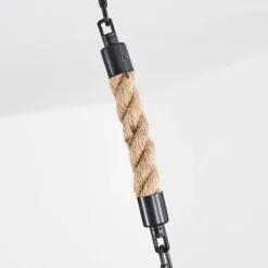 Lampes Industrielles-hofstein Suspension Lautremen Écru, Noir, 4 lumières