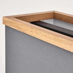 Lampes En Tissu-hofstein Suspension Lure Noir, 4 lumières