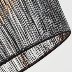 Lampes Dorées-hofstein Suspension Madancos Noir, 1 lumière