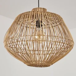 Luminaires Scandinaves-hofstein Suspension Mani Écru, 1 lumière