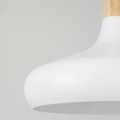 Luminaires Scandinaves-hofstein Suspension Mansle Écru, Blanc, 1 lumière