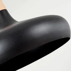 Luminaires Scandinaves-hofstein Suspension Mansle Écru, Noir, 1 lumière