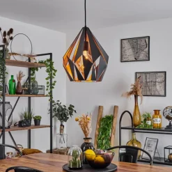 Luminaires Orientaux-hofstein Suspension Marang Noir, 1 lumière